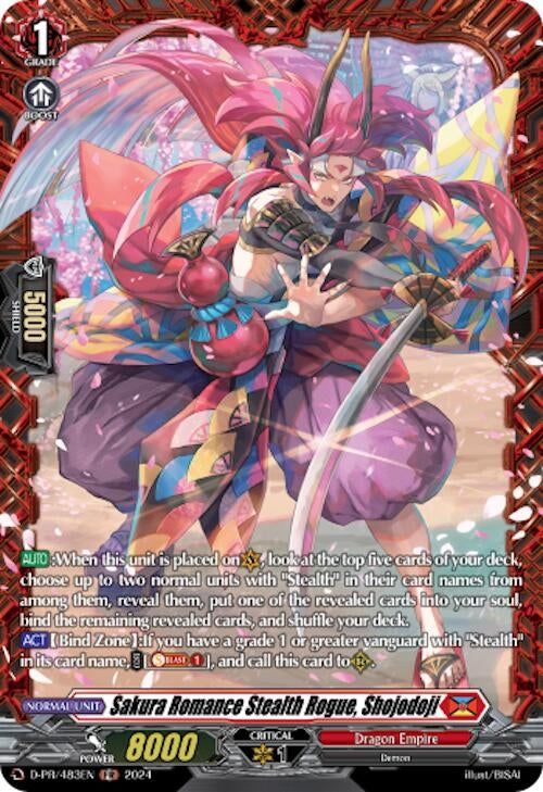 Image for Sakura Romance Stealth Rogue, Shojodoji (D Promo Cards) (D-PR/483EN) - Cardfight Vanguard