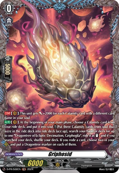 Image for Griphosid (D Promo Cards) (D-PR/500EN) - Cardfight Vanguard