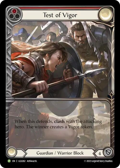 Image for Test of Vigor - LGS262 (Flesh and Blood: Promo Cards) (LGS262) - Flesh and Blood TCG