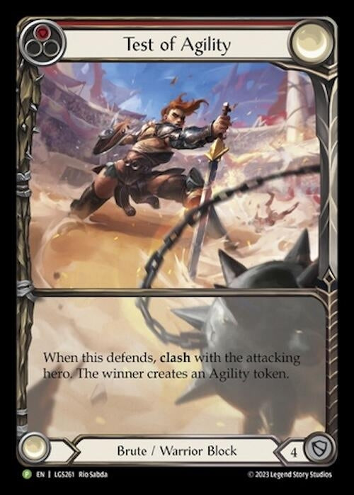 Image for Test of Agility - LGS261 (Flesh and Blood: Promo Cards) (LGS261) - Flesh and Blood TCG