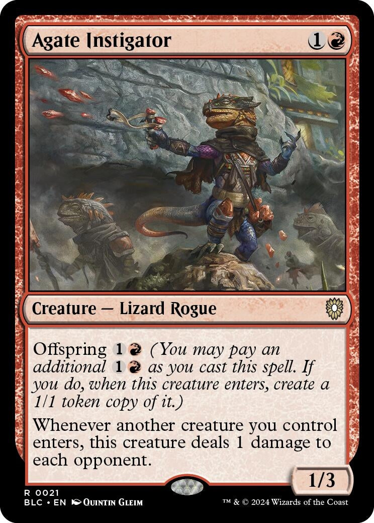 Image for Agate Instigator (Commander: Bloomburrow) (21) - Magic: The Gathering