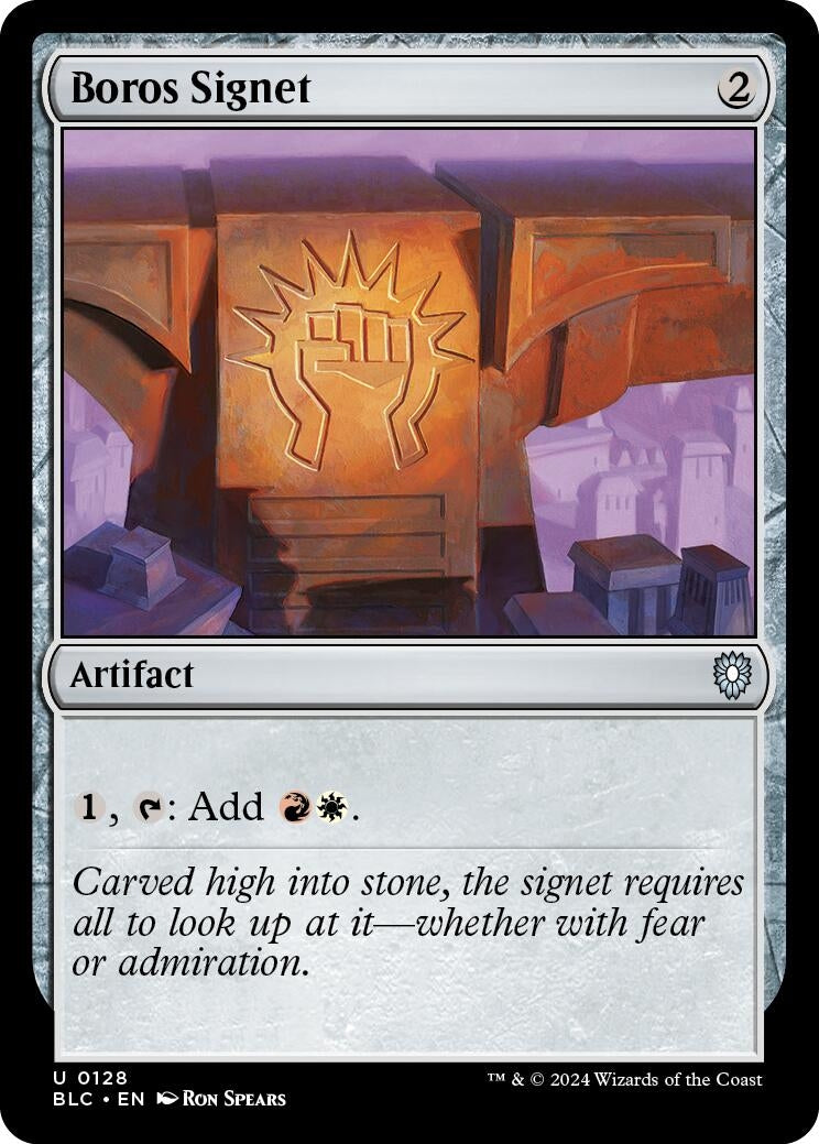 Image for Boros Signet (Commander: Bloomburrow) (128) - Magic: The Gathering