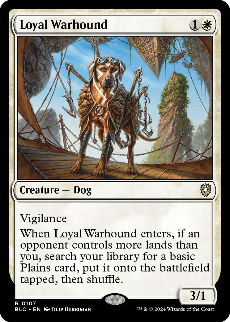 Image for Loyal Warhound (Commander: Bloomburrow) (107) - Magic: The Gathering