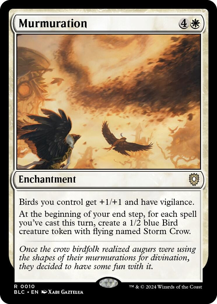 Image for Murmuration (Commander: Bloomburrow) (10) - Magic: The Gathering