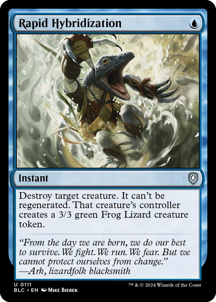 Image for Rapid Hybridization (Commander: Bloomburrow) (111) - Magic: The Gathering