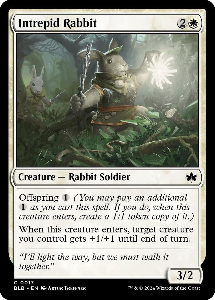 Image for Intrepid Rabbit (Bloomburrow) (17) - Magic: The Gathering