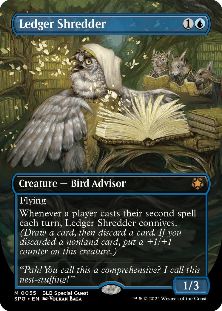 Image for Ledger Shredder (Borderless) (Special Guests) (55) - Magic: The Gathering