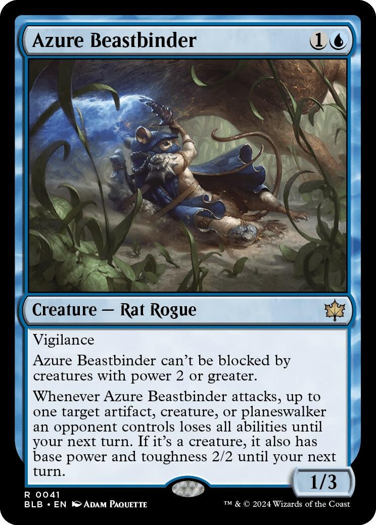 Image for Azure Beastbinder (Bloomburrow) (41) - Magic: The Gathering