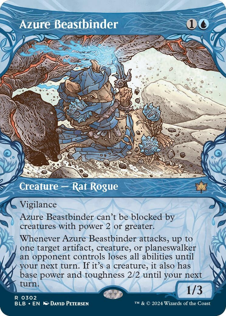 Image for Azure Beastbinder (Showcase) (Bloomburrow) (302) - Magic: The Gathering