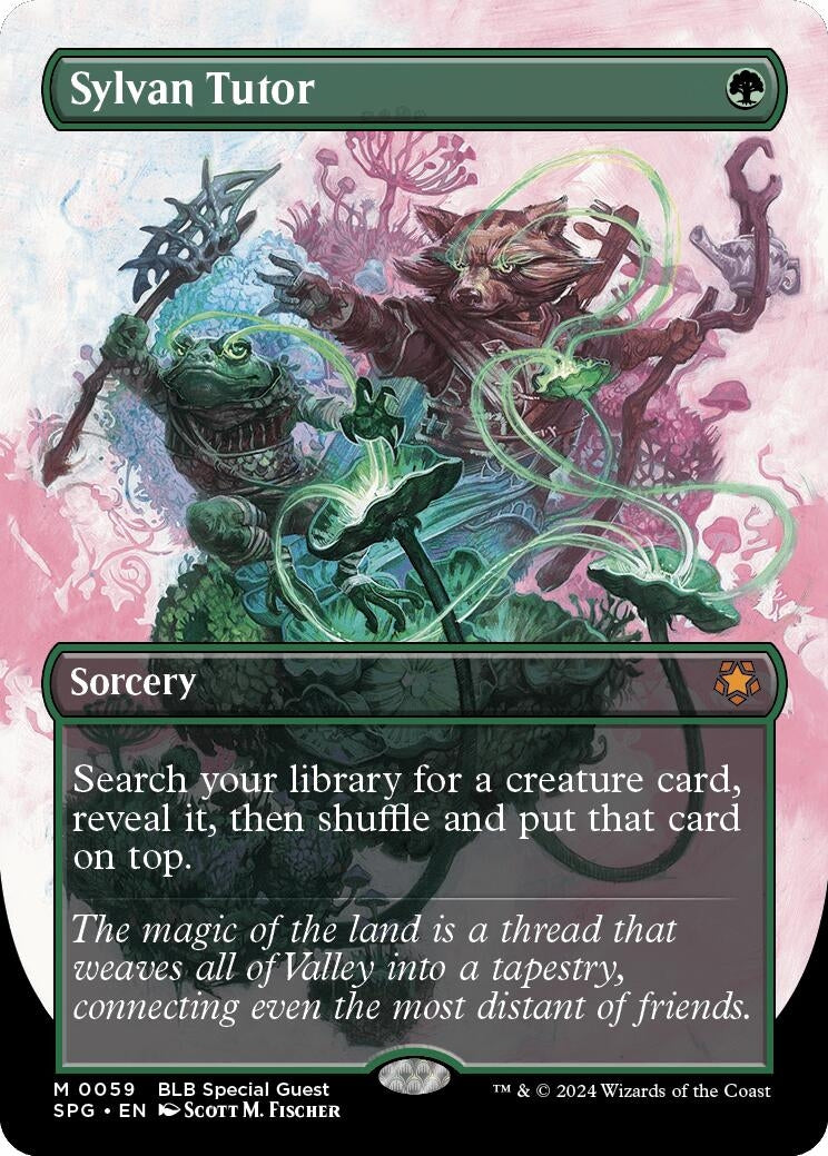 Image for Sylvan Tutor (Borderless) (Special Guests) (59) - Magic: The Gathering
