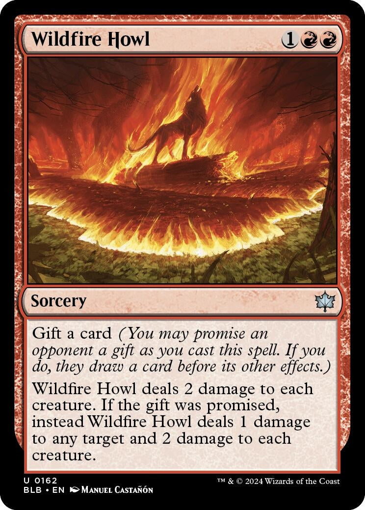 Image for Wildfire Howl (Bloomburrow) (162) - Magic: The Gathering
