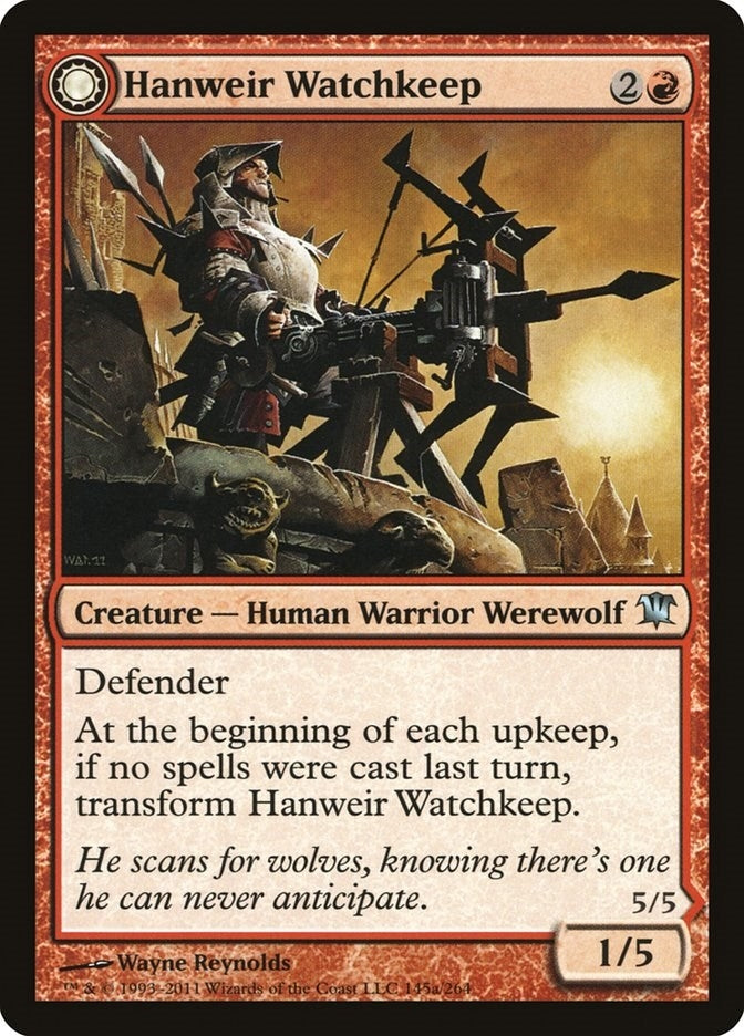Image for Hanweir Watchkeep (Innistrad) (145) - Magic: The Gathering
