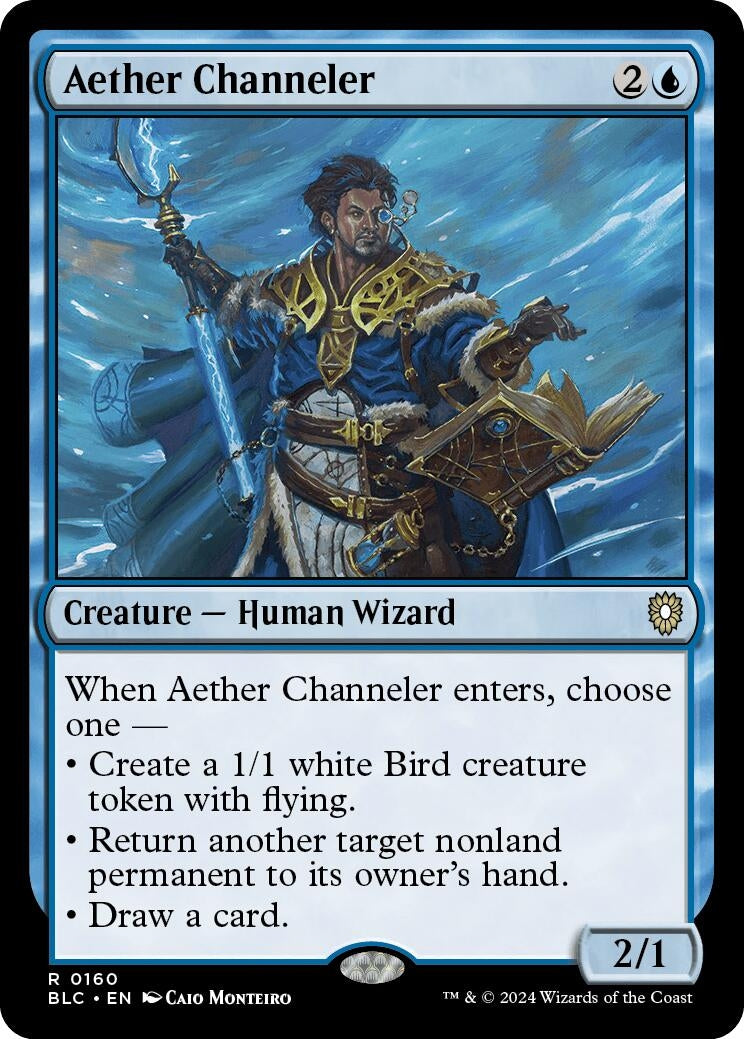 Image for Aether Channeler (Commander: Bloomburrow) (160) - Magic: The Gathering