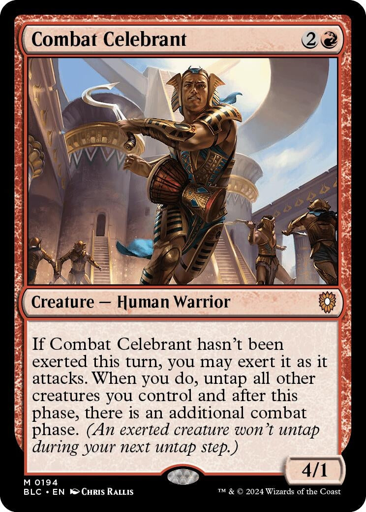 Image for Combat Celebrant (Commander: Bloomburrow) (194) - Magic: The Gathering