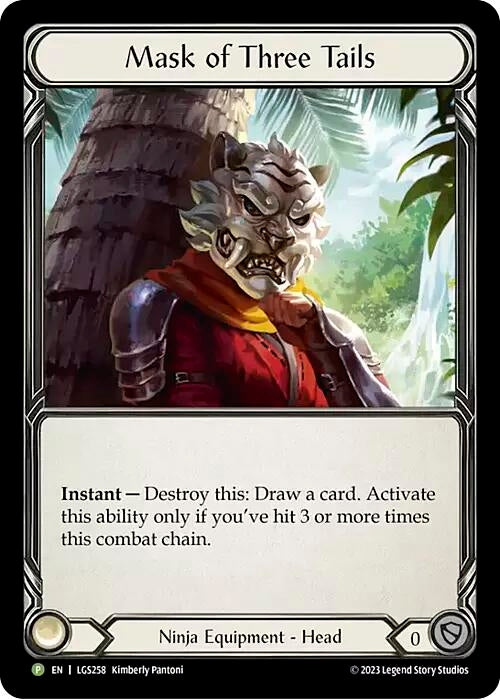 Image for Mask of Three Tails - LGS258 (Flesh and Blood: Promo Cards) (LGS258) - Flesh and Blood TCG