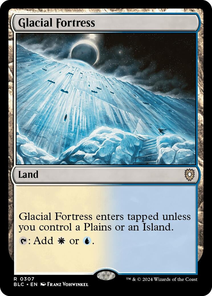 Image for Glacial Fortress (Commander: Bloomburrow) (307) - Magic: The Gathering