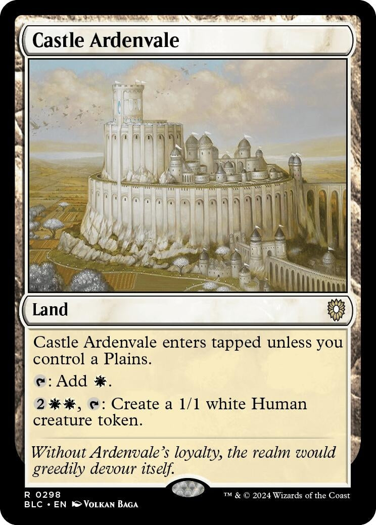 Image for Castle Ardenvale (Commander: Bloomburrow) (298) - Magic: The Gathering