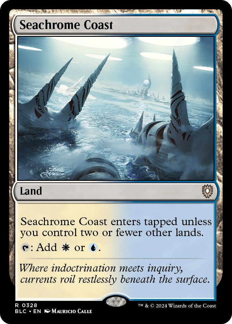 Image for Seachrome Coast (Commander: Bloomburrow) (328) - Magic: The Gathering