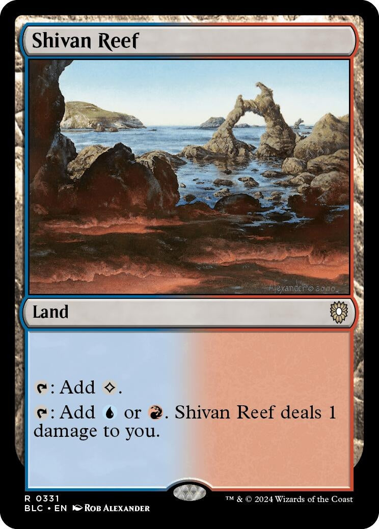 Image for Shivan Reef (Commander: Bloomburrow) (331) - Magic: The Gathering