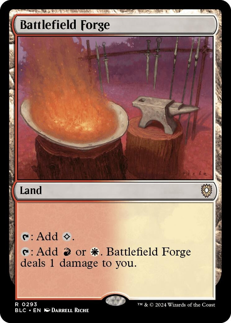 Image for Battlefield Forge (Commander: Bloomburrow) (293) - Magic: The Gathering