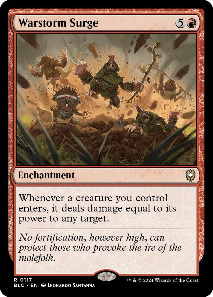 Image for Warstorm Surge (Commander: Bloomburrow) (117) - Magic: The Gathering