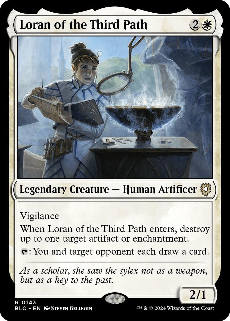 Image for Loran of the Third Path (Commander: Bloomburrow) (143) - Magic: The Gathering