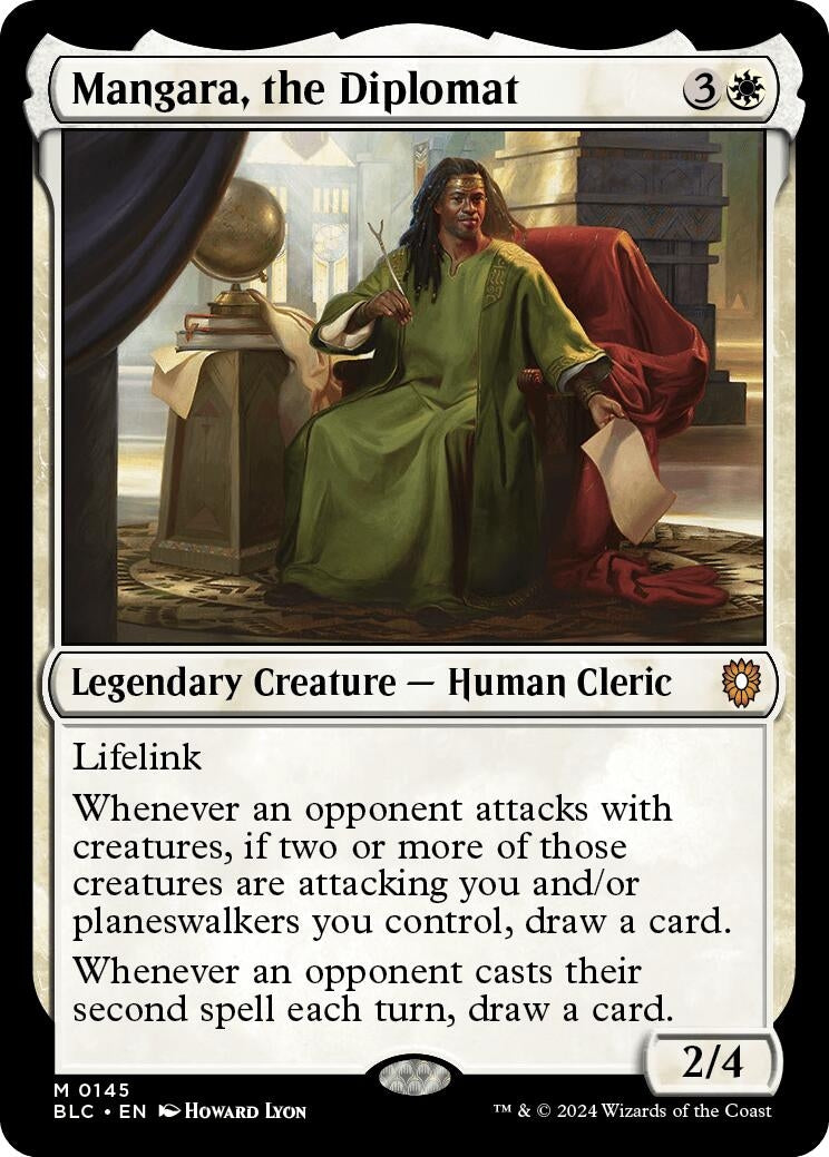 Image for Mangara, the Diplomat (Commander: Bloomburrow) (145) - Magic: The Gathering