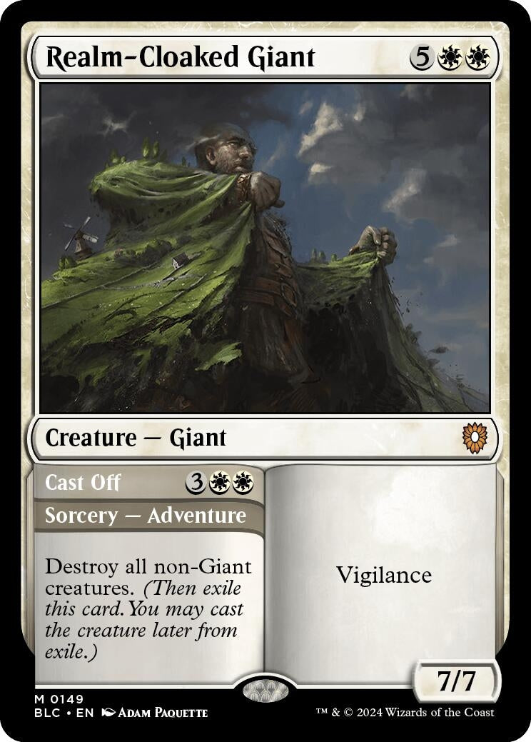 Image for Realm-Cloaked Giant (Commander: Bloomburrow) (149) - Magic: The Gathering