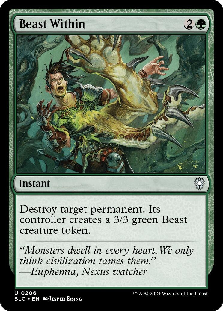 Image for Beast Within (Commander: Bloomburrow) (206) - Magic: The Gathering