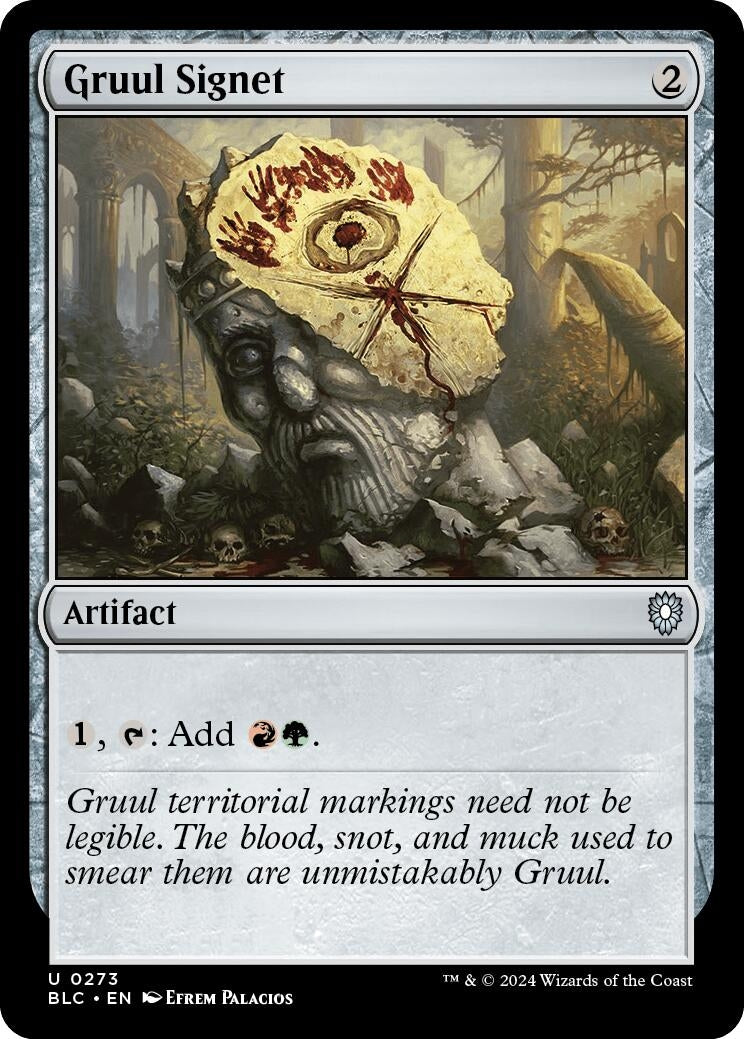 Image for Gruul Signet (Commander: Bloomburrow) (273) - Magic: The Gathering