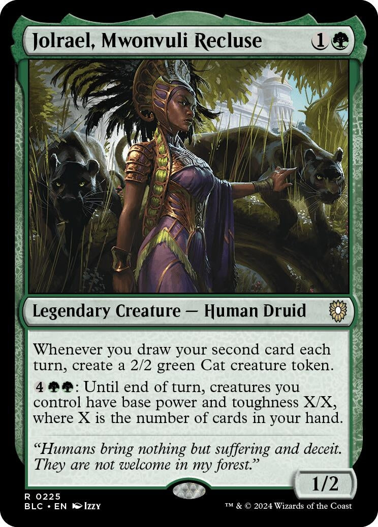 Image for Jolrael, Mwonvuli Recluse (Commander: Bloomburrow) (225) - Magic: The Gathering