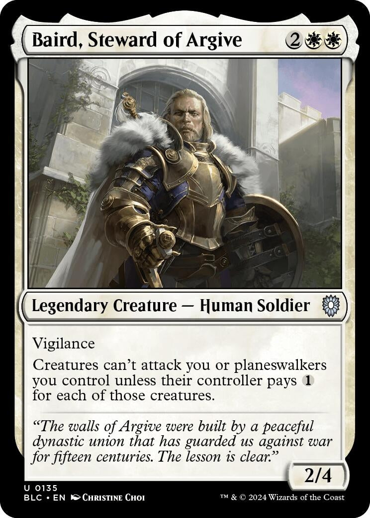 Image for Baird, Steward of Argive (Commander: Bloomburrow) (135) - Magic: The Gathering
