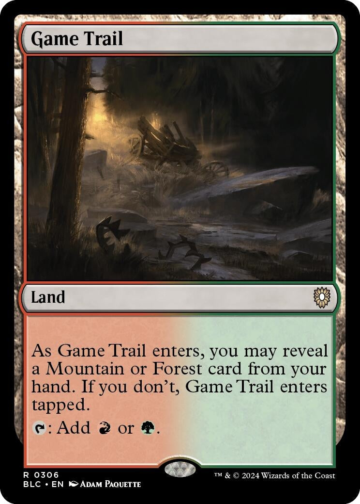 Image for Game Trail (Commander: Bloomburrow) (306) - Magic: The Gathering