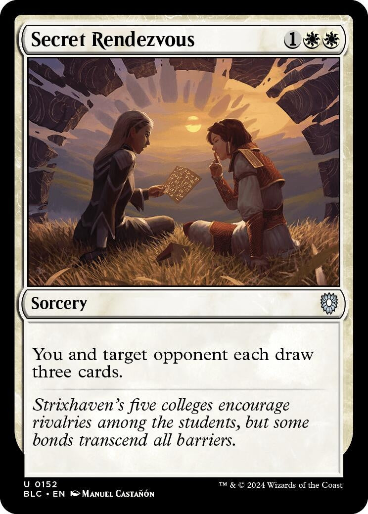 Image for Secret Rendezvous (Commander: Bloomburrow) (152) - Magic: The Gathering