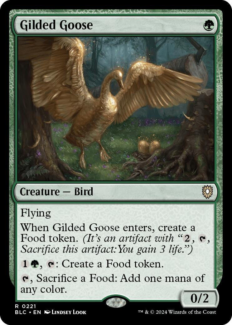 Image for Gilded Goose (Commander: Bloomburrow) (221) - Magic: The Gathering