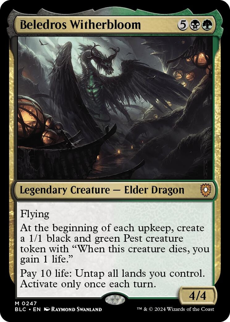 Image for Beledros Witherbloom (Commander: Bloomburrow) (247) - Magic: The Gathering