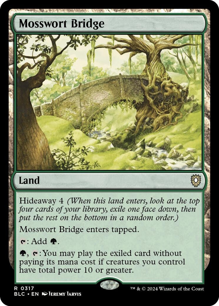 Image for Mosswort Bridge (Commander: Bloomburrow) (317) - Magic: The Gathering
