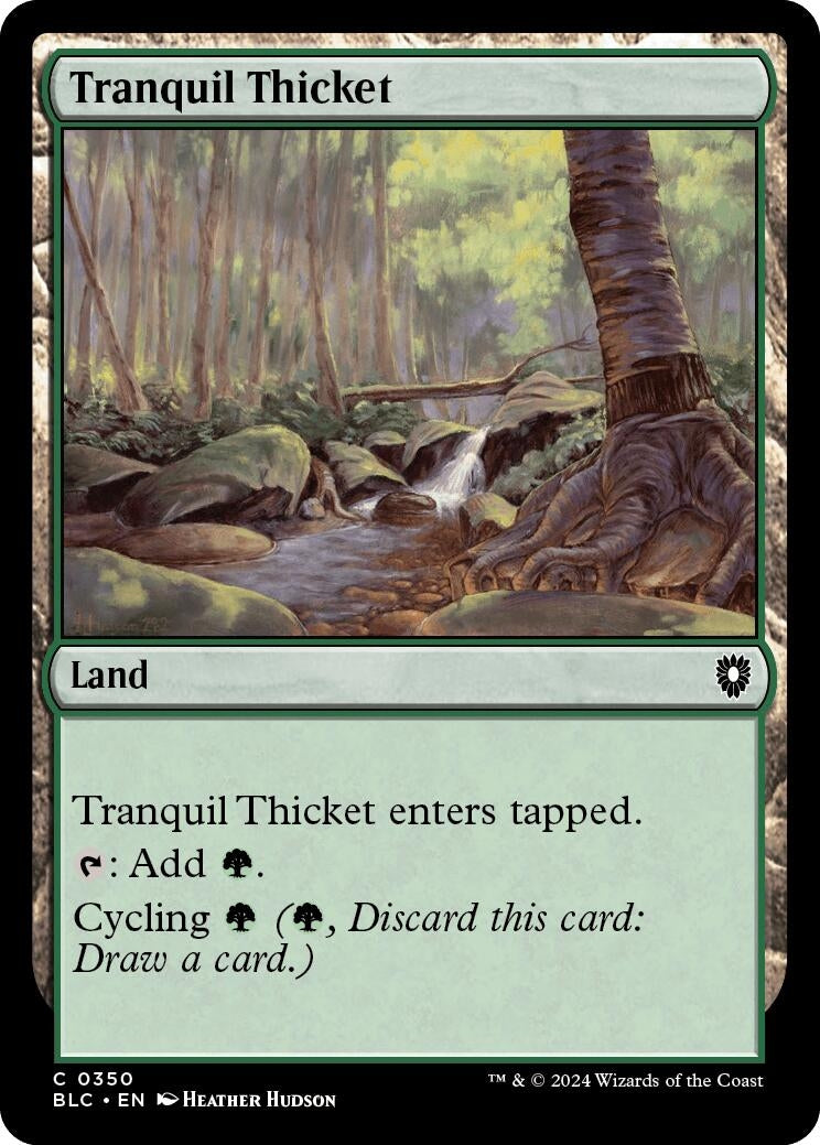 Image for Tranquil Thicket (Commander: Bloomburrow) (350) - Magic: The Gathering
