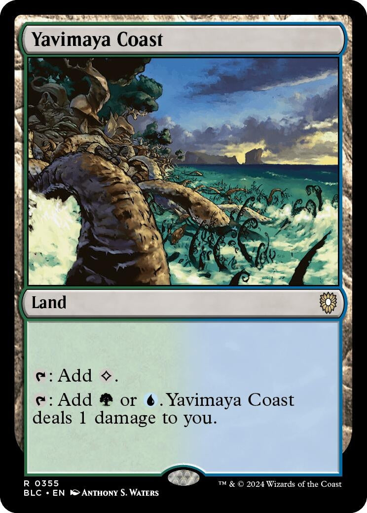 Image for Yavimaya Coast (Commander: Bloomburrow) (355) - Magic: The Gathering