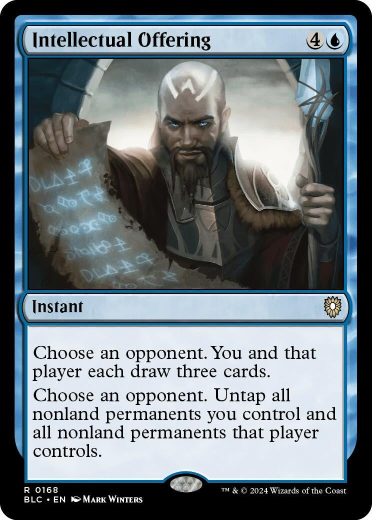 Image for Intellectual Offering (Commander: Bloomburrow) (168) - Magic: The Gathering