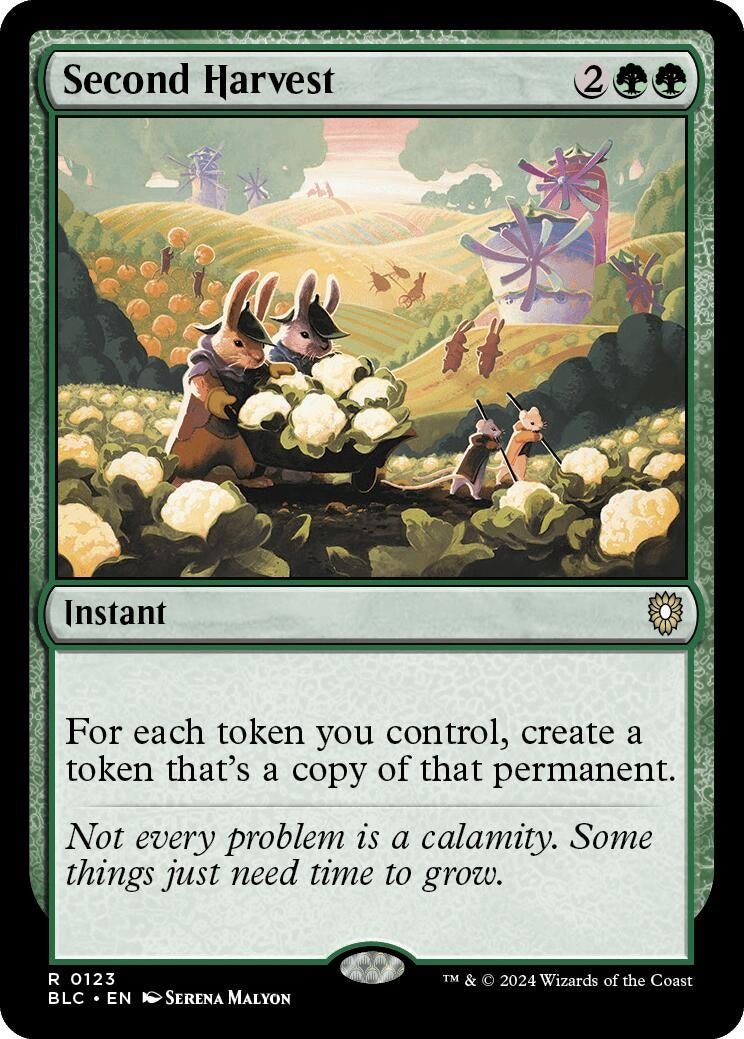 Image for Second Harvest (Commander: Bloomburrow) (123) - Magic: The Gathering