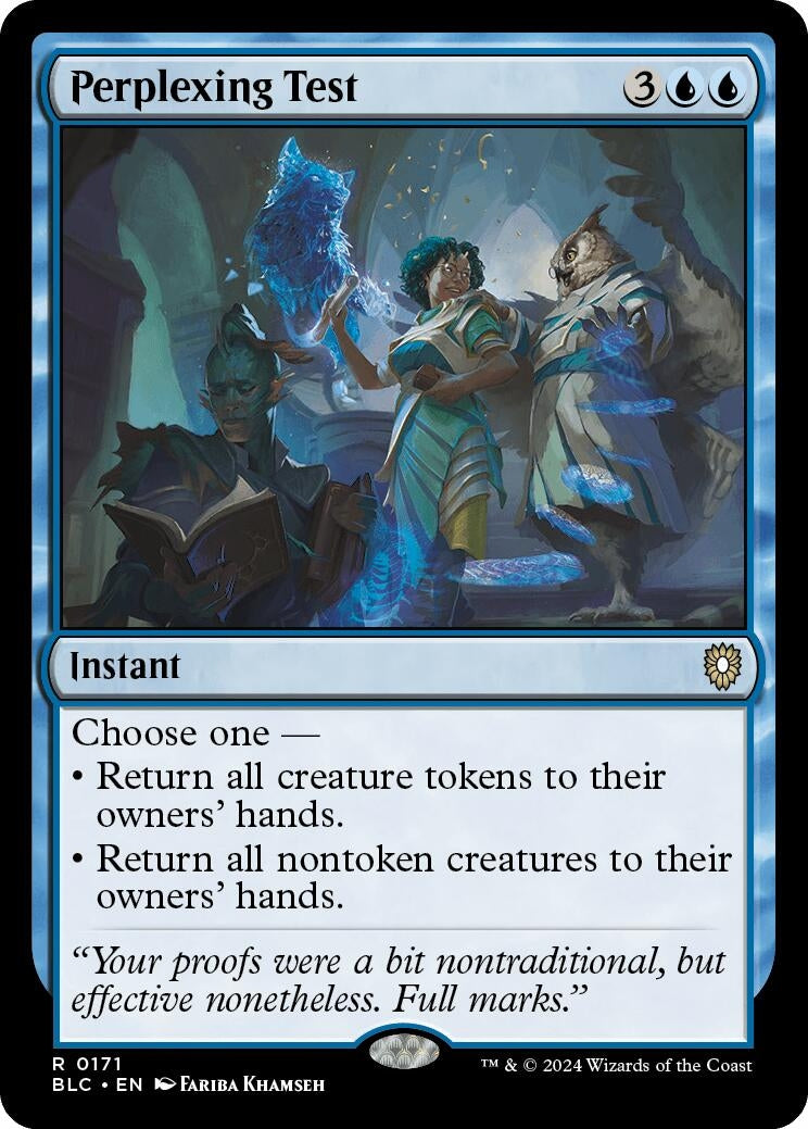 Image for Perplexing Test (Commander: Bloomburrow) (171) - Magic: The Gathering