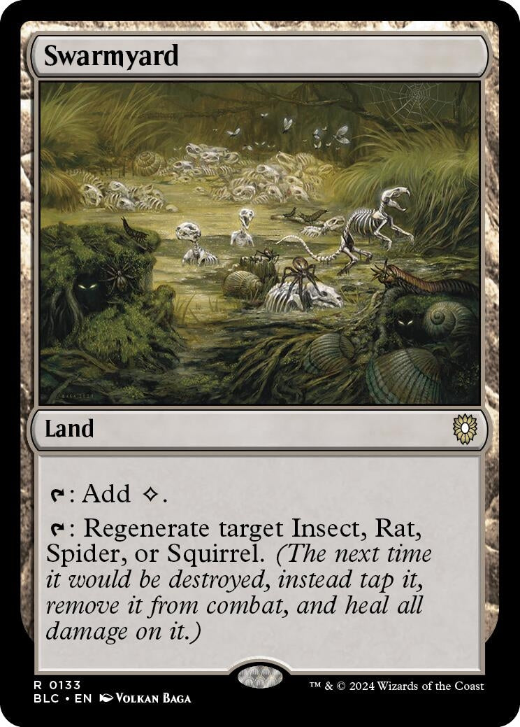 Image for Swarmyard (Commander: Bloomburrow) (133) - Magic: The Gathering