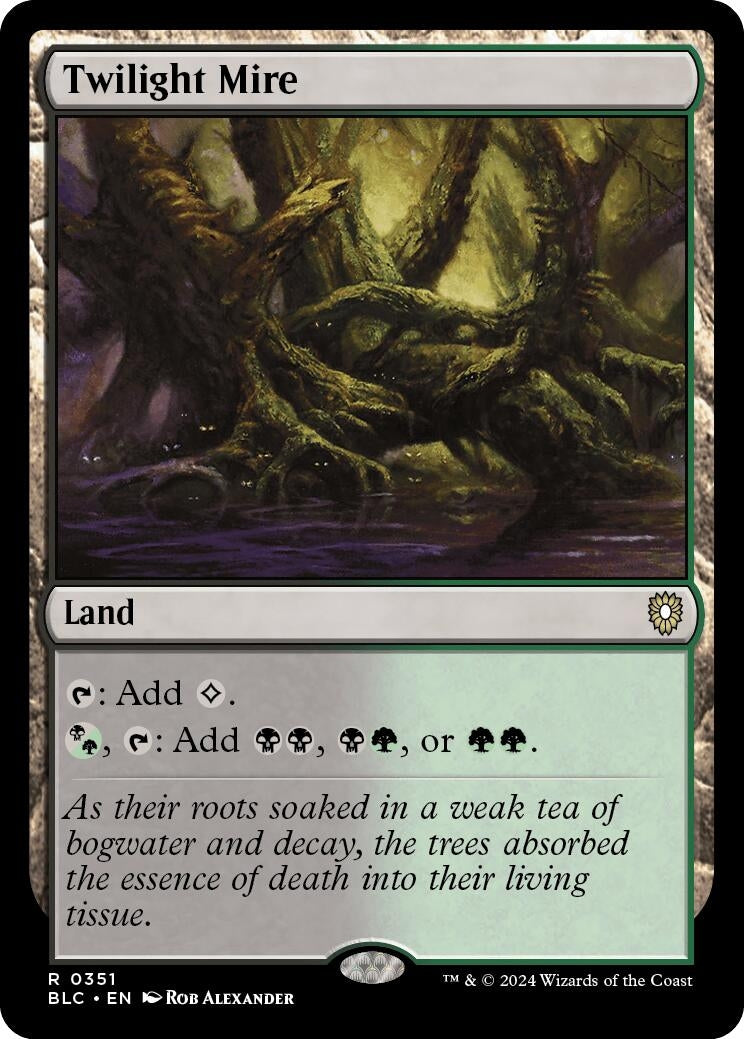 Image for Twilight Mire (Commander: Bloomburrow) (351) - Magic: The Gathering