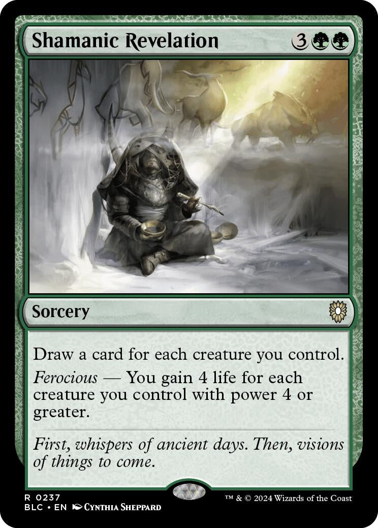 Image for Shamanic Revelation (Commander: Bloomburrow) (237) - Magic: The Gathering