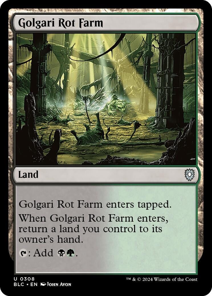 Image for Golgari Rot Farm (Commander: Bloomburrow) (308) - Magic: The Gathering