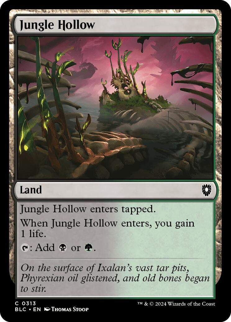 Image for Jungle Hollow (Commander: Bloomburrow) (313) - Magic: The Gathering