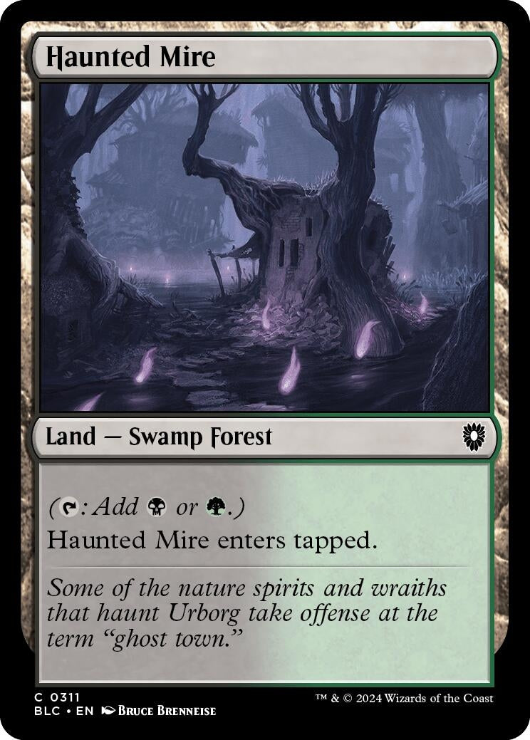 Image for Haunted Mire (Commander: Bloomburrow) (311) - Magic: The Gathering