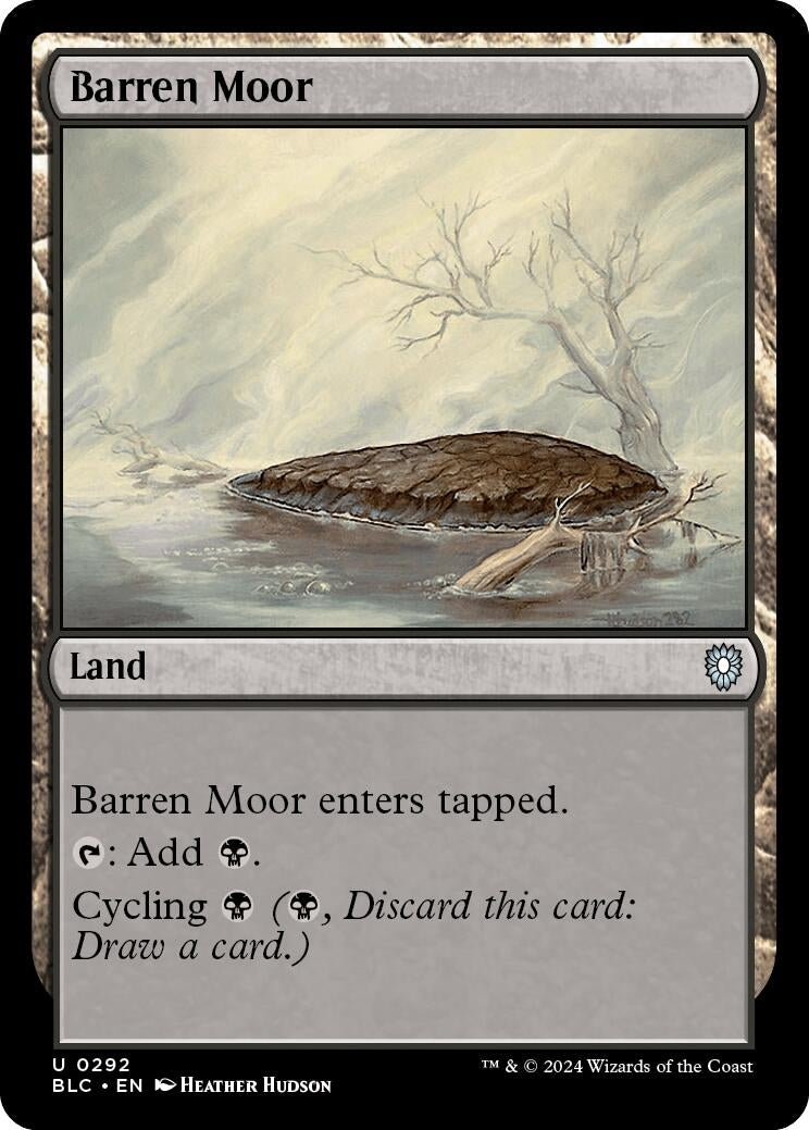 Image for Barren Moor (Commander: Bloomburrow) (292) - Magic: The Gathering