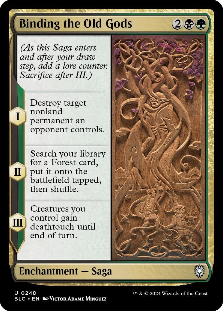 Image for Binding the Old Gods (Commander: Bloomburrow) (248) - Magic: The Gathering